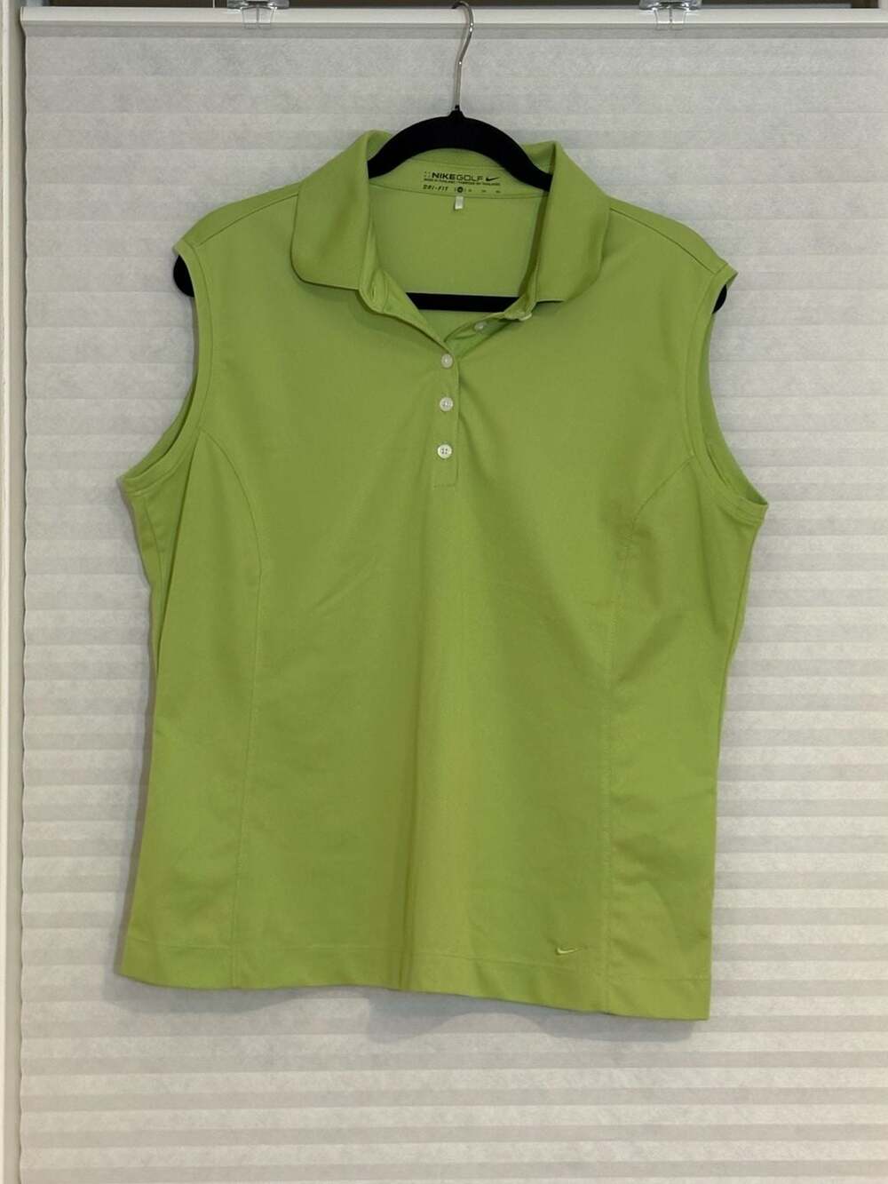 Nike Golf Dri-FIT Sleeveless Polo Shirt Size XL Green